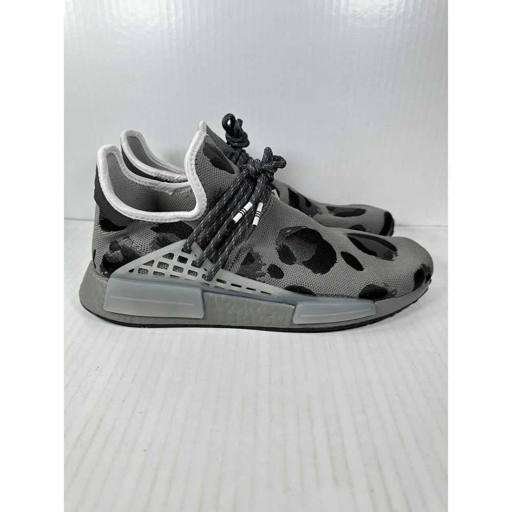 NEW Adidas HU NMD Human Race x Pharrell Animal Print Ash Mens Size 11